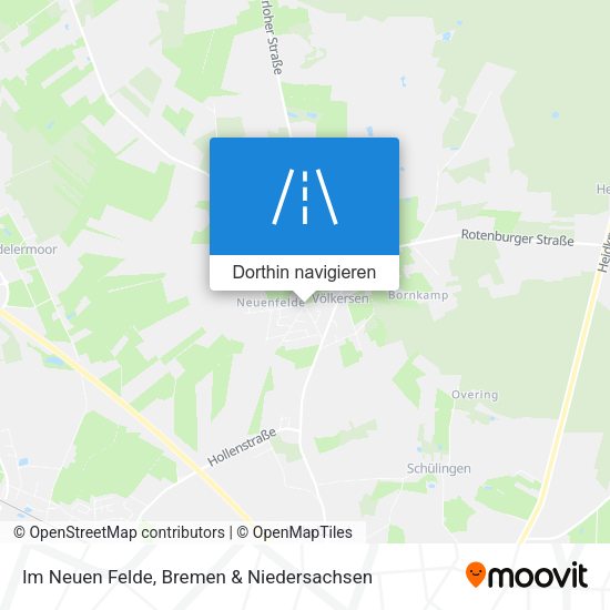 Im Neuen Felde Karte