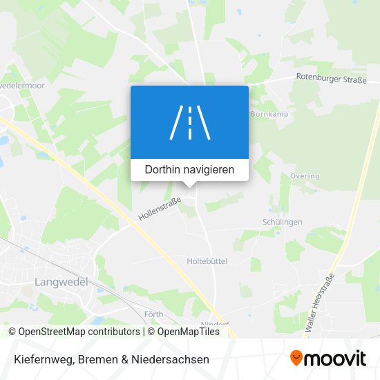 Kiefernweg Karte