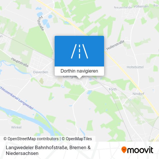 Langwedeler Bahnhofstraße Karte