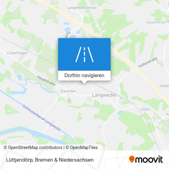 Lüttjendörp Karte