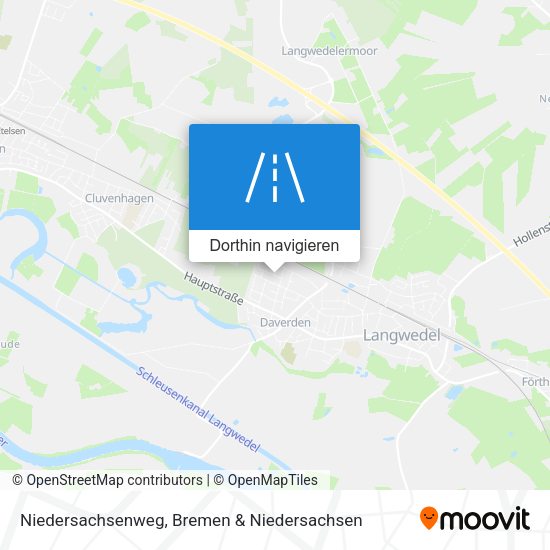 Niedersachsenweg Karte