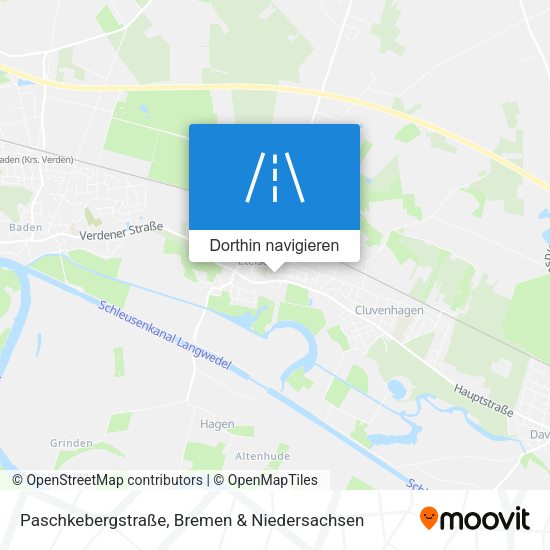 Paschkebergstraße Karte