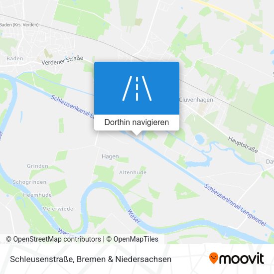 Schleusenstraße Karte