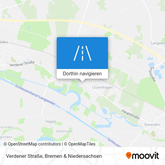 Verdener Straße Karte