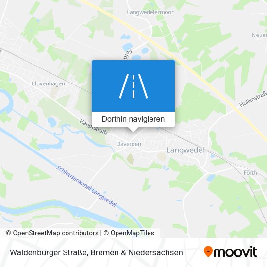 Waldenburger Straße Karte
