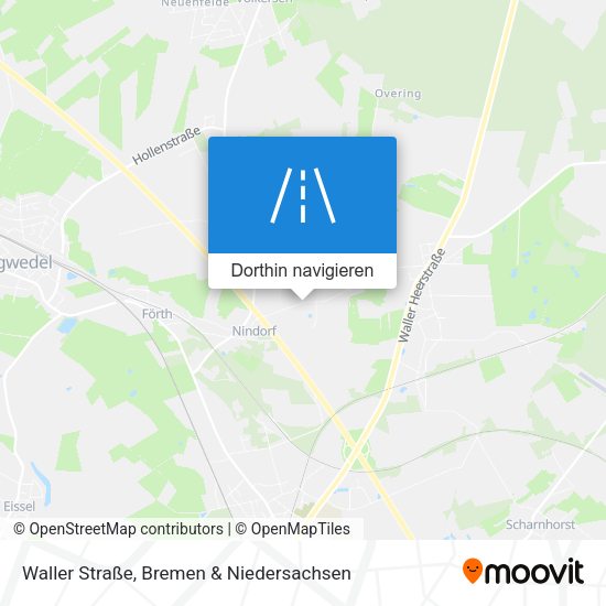 Waller Straße Karte