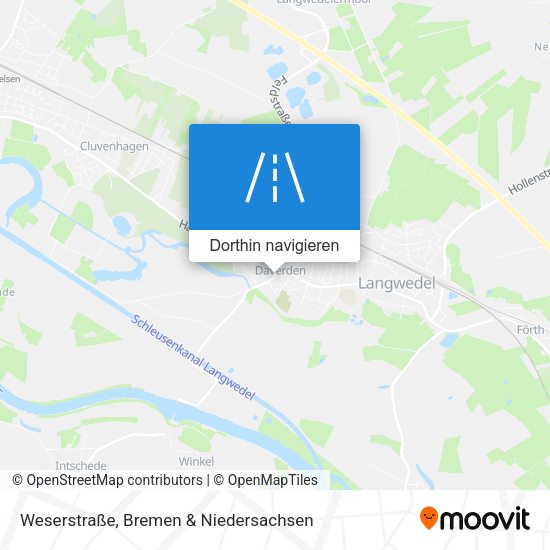 Weserstraße Karte