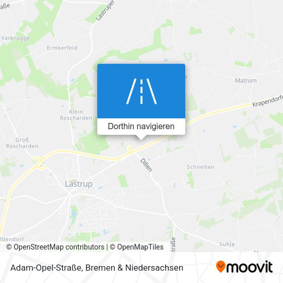 Adam-Opel-Straße Karte