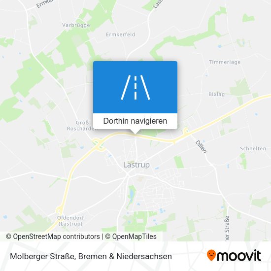 Molberger Straße Karte