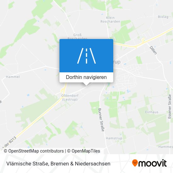 Vlämische Straße Karte