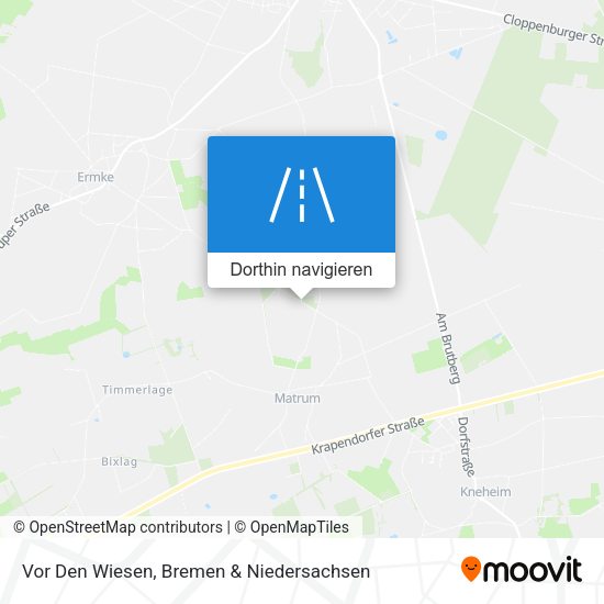 Vor Den Wiesen Karte