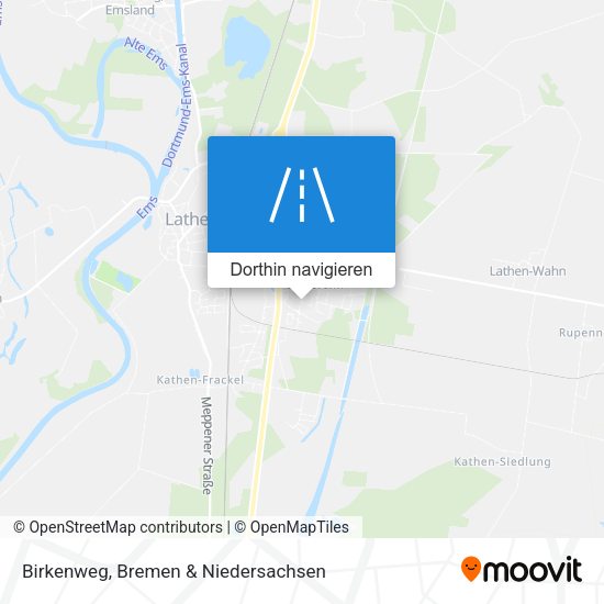 Birkenweg Karte