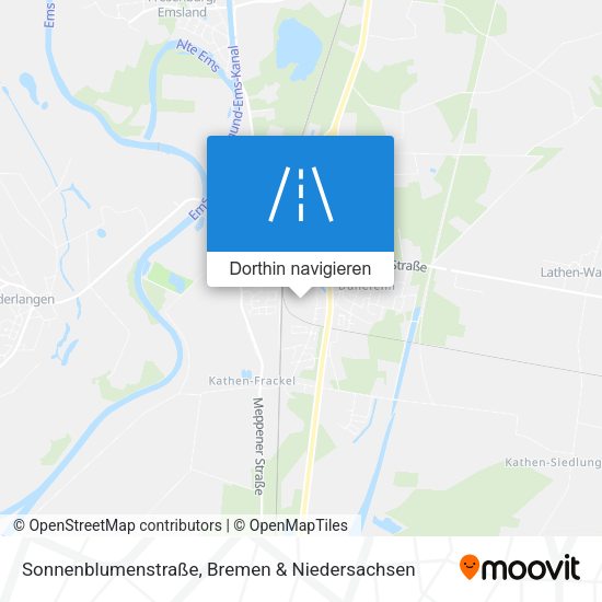 Sonnenblumenstraße Karte