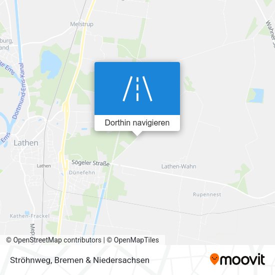 Ströhnweg Karte