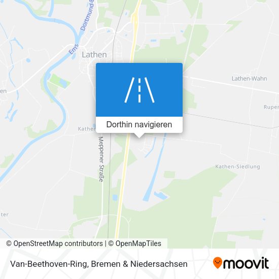 Van-Beethoven-Ring Karte