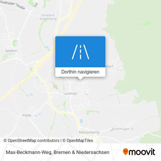Max-Beckmann-Weg Karte