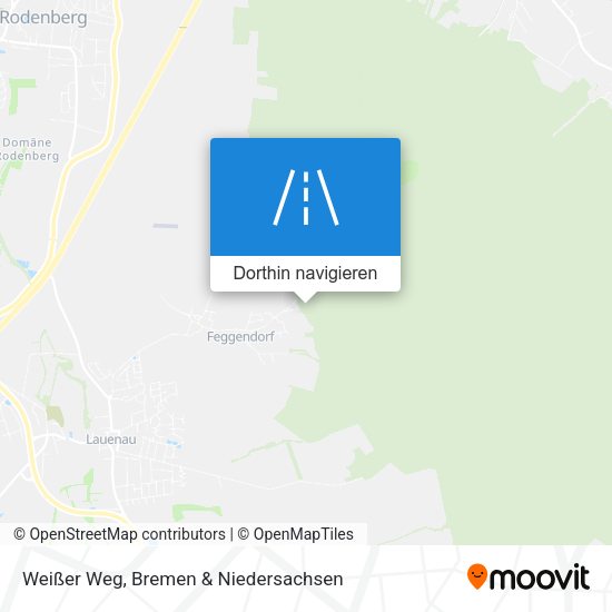 Weißer Weg Karte