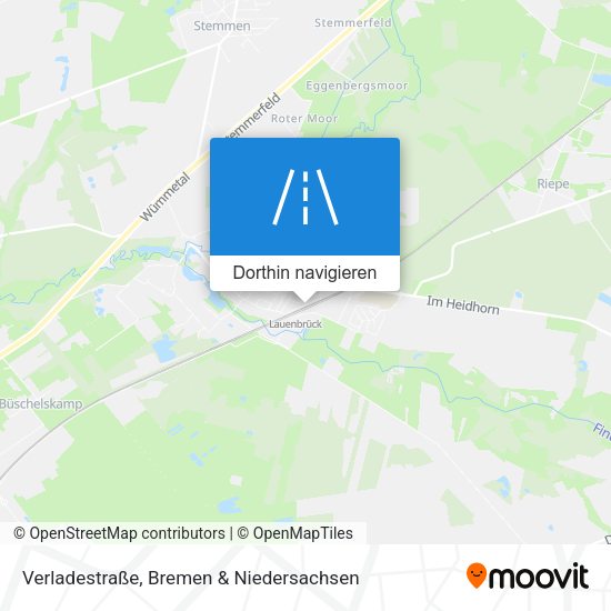 Verladestraße Karte