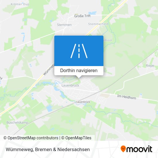Wümmeweg Karte