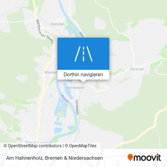 Am Hahnenholz Karte