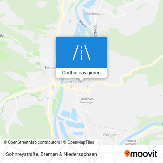 Sohnreystraße Karte
