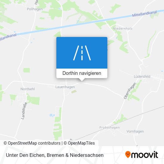 Unter Den Eichen Karte