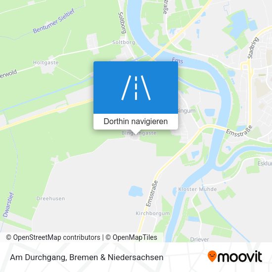 Am Durchgang Karte