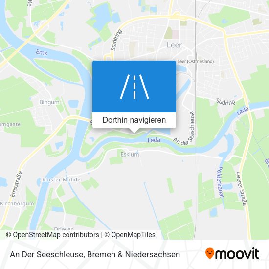 An Der Seeschleuse Karte