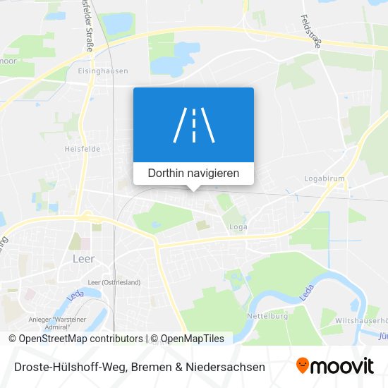 Droste-Hülshoff-Weg Karte