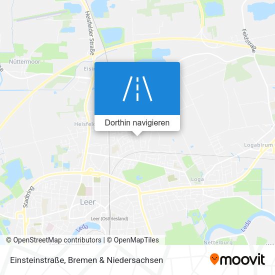 Einsteinstraße Karte