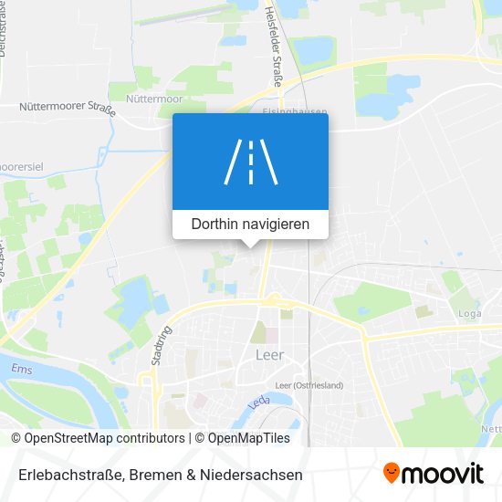 Erlebachstraße Karte