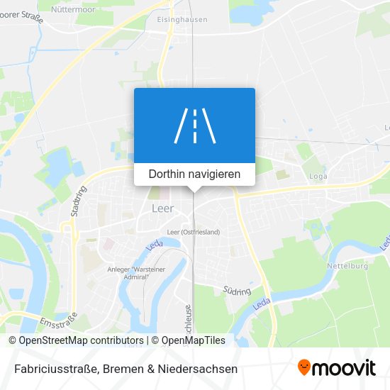 Fabriciusstraße Karte