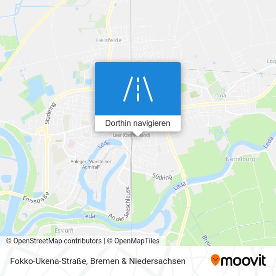 Fokko-Ukena-Straße Karte