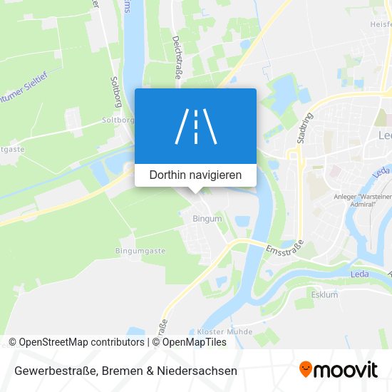 Gewerbestraße Karte