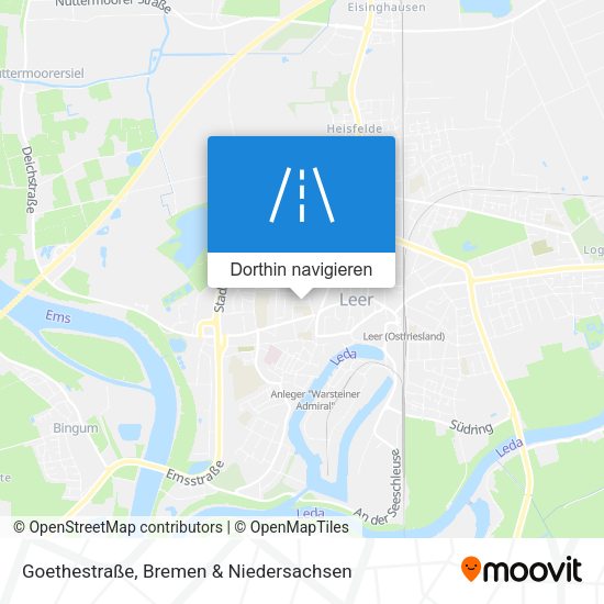 Goethestraße Karte