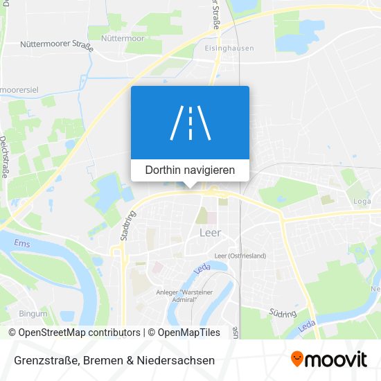 Grenzstraße Karte