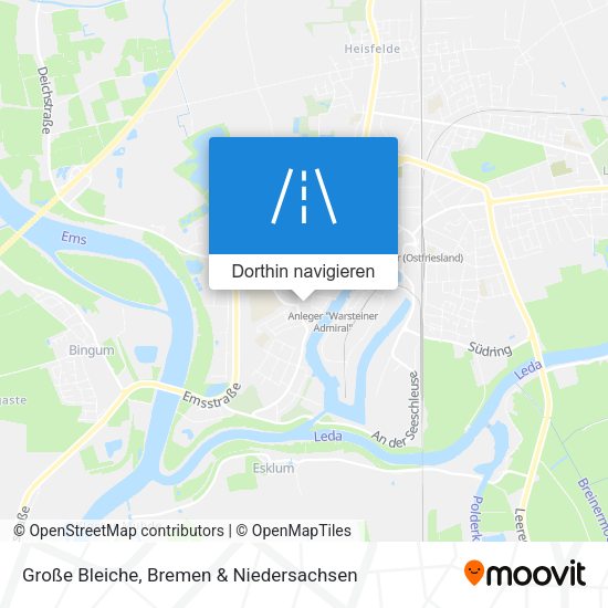 Große Bleiche Karte