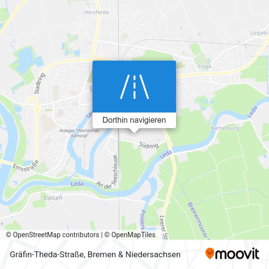 Gräfin-Theda-Straße Karte