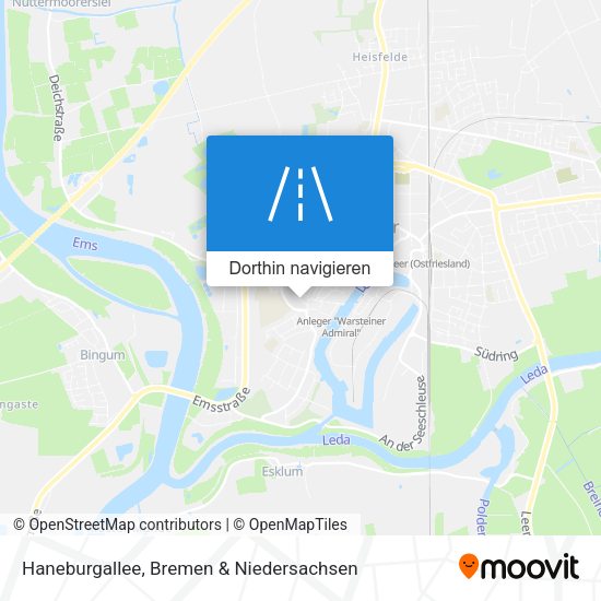 Haneburgallee Karte