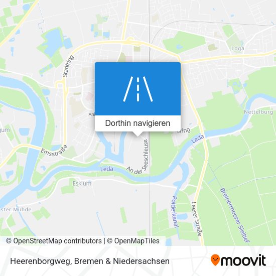 Heerenborgweg Karte