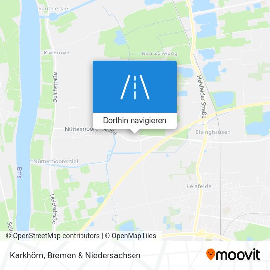 Karkhörn Karte