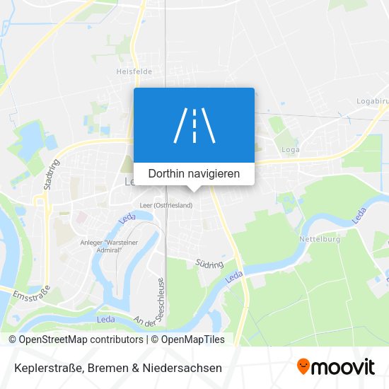 Keplerstraße Karte
