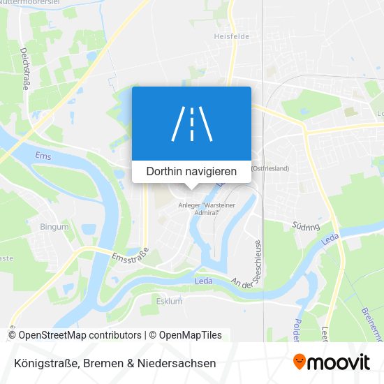 Königstraße Karte