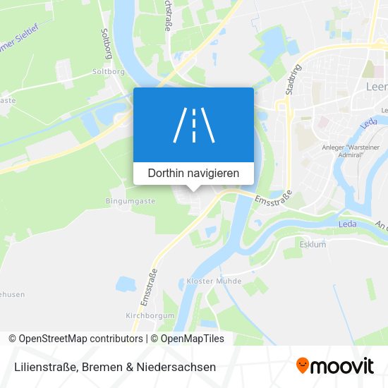 Lilienstraße Karte