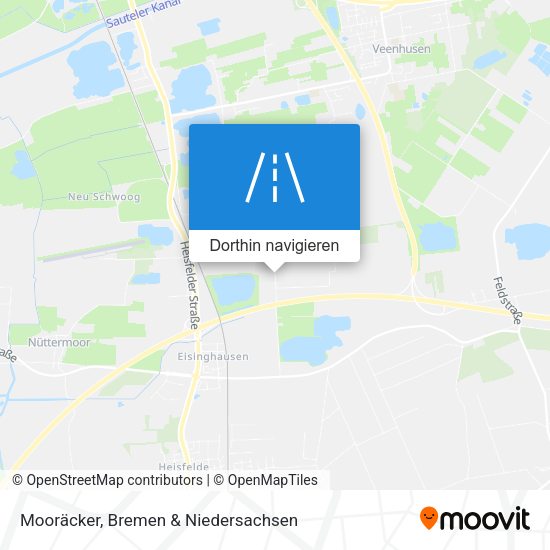 Mooräcker Karte