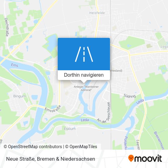 Neue Straße Karte