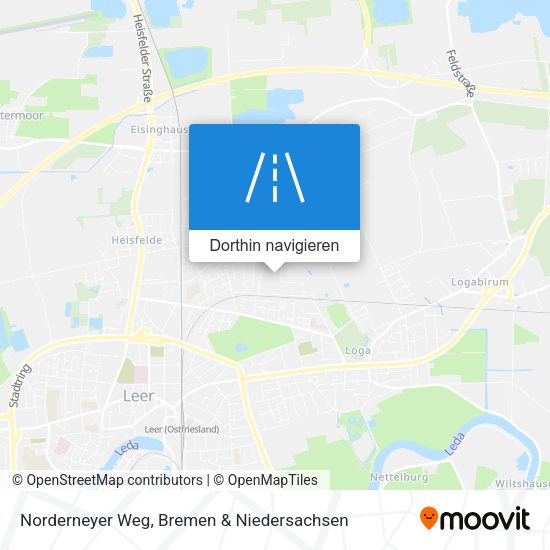 Norderneyer Weg Karte