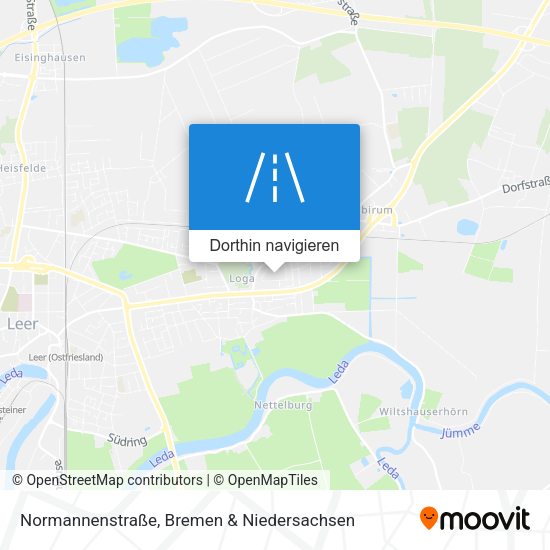 Normannenstraße Karte