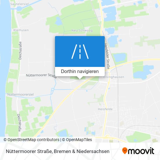 Nüttermoorer Straße Karte