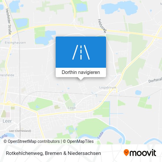 Rotkehlchenweg Karte